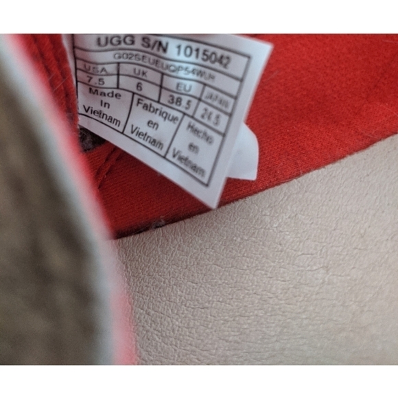 UGG Adley Light Brown Suede Slip On Sneakers 7.5 - Picture 5 of 8